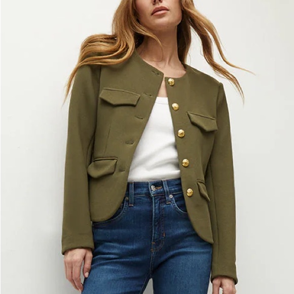 Denim Jacket Veronica Beard Army Jacket VERONICA BEARD Mercer